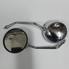 Зеркала круглые мотоцикла Урал, хром, резьба 10мм